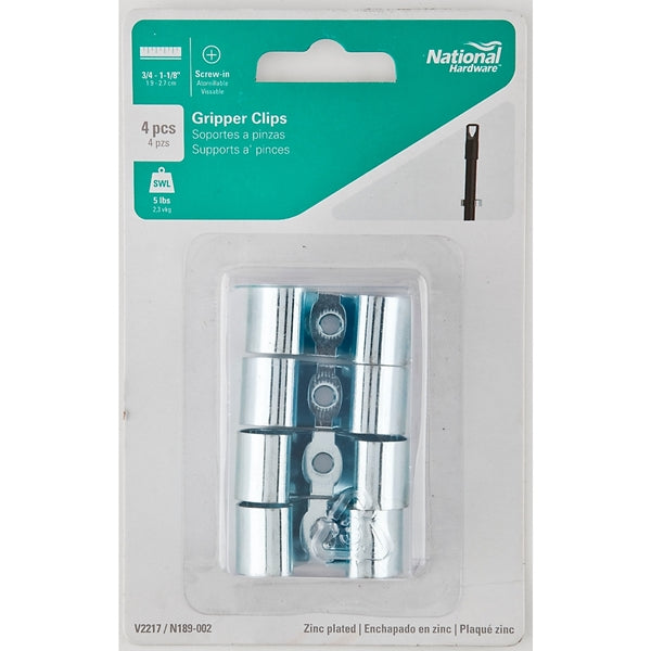 National Hardware N189-002 Gripper Clip, Steel, Zinc
