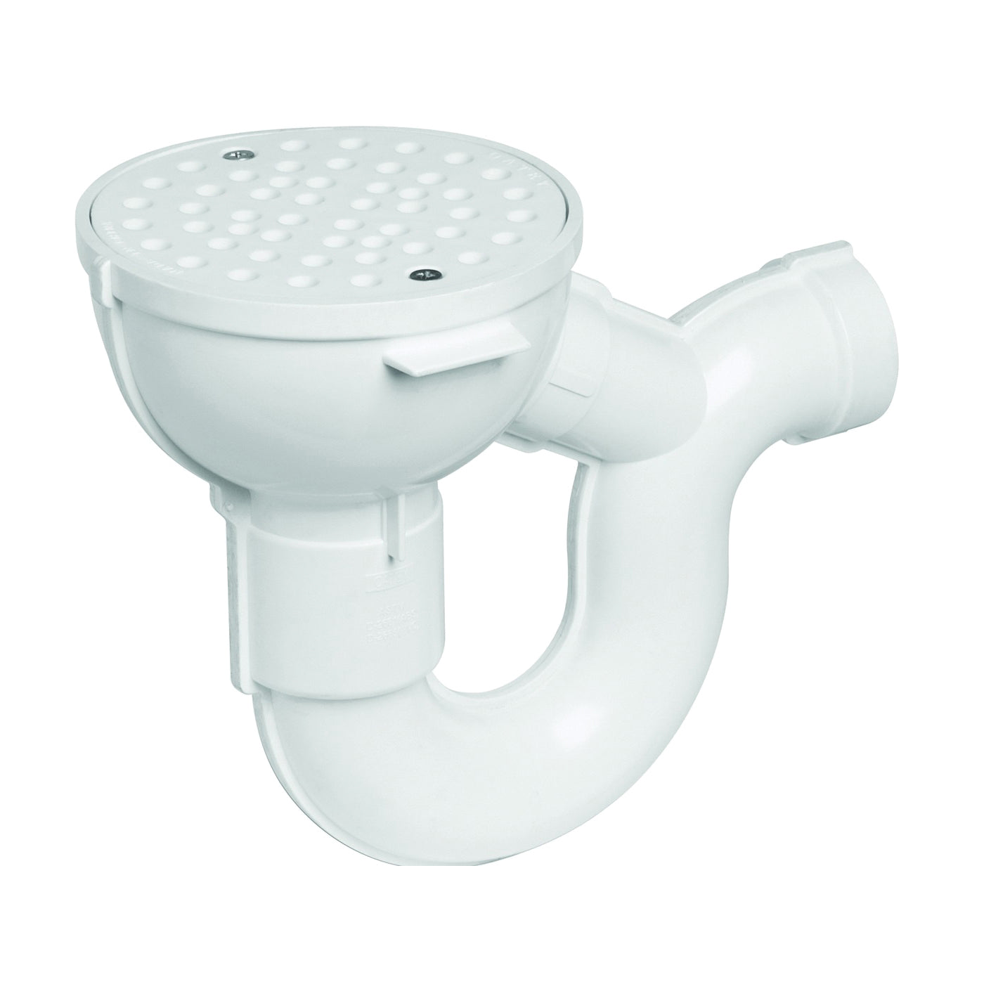 Oatey 42724 Floor Drain, PVC Body, White