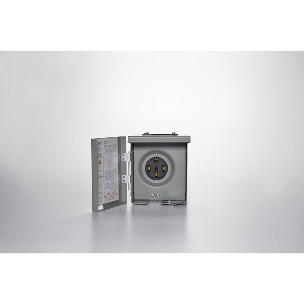 CONNECTICUT ELECTRIC PS-54-HR Power Outlet, 50 A, Steel