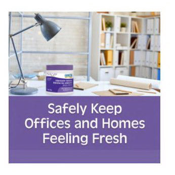 Gonzo 4123D Odor Absorbing Gel, 14 oz Jar, Lavender, White, 400 sq-ft Coverage Area, 90 days-Day Freshness