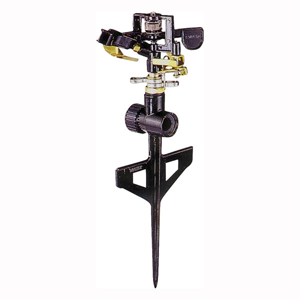 Landscapers Select GS8170 Sprinkler with Step Spike, Female, Round, Zinc