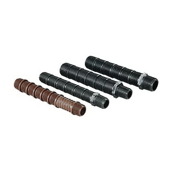 Orbit 37169 Cut-Off Riser, 1/2 in Connection, 12 in L, Polyethylene, Black