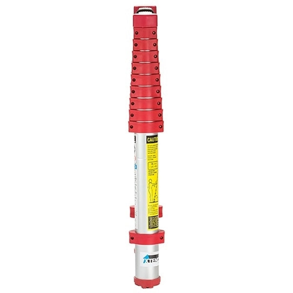 XTEND+CLIMB Home Series 760P Telescoping Ladder, 14-1/2 ft Max Reach H, 11-Step, 250 lb, 1-1/2 in D Step, Aluminum
