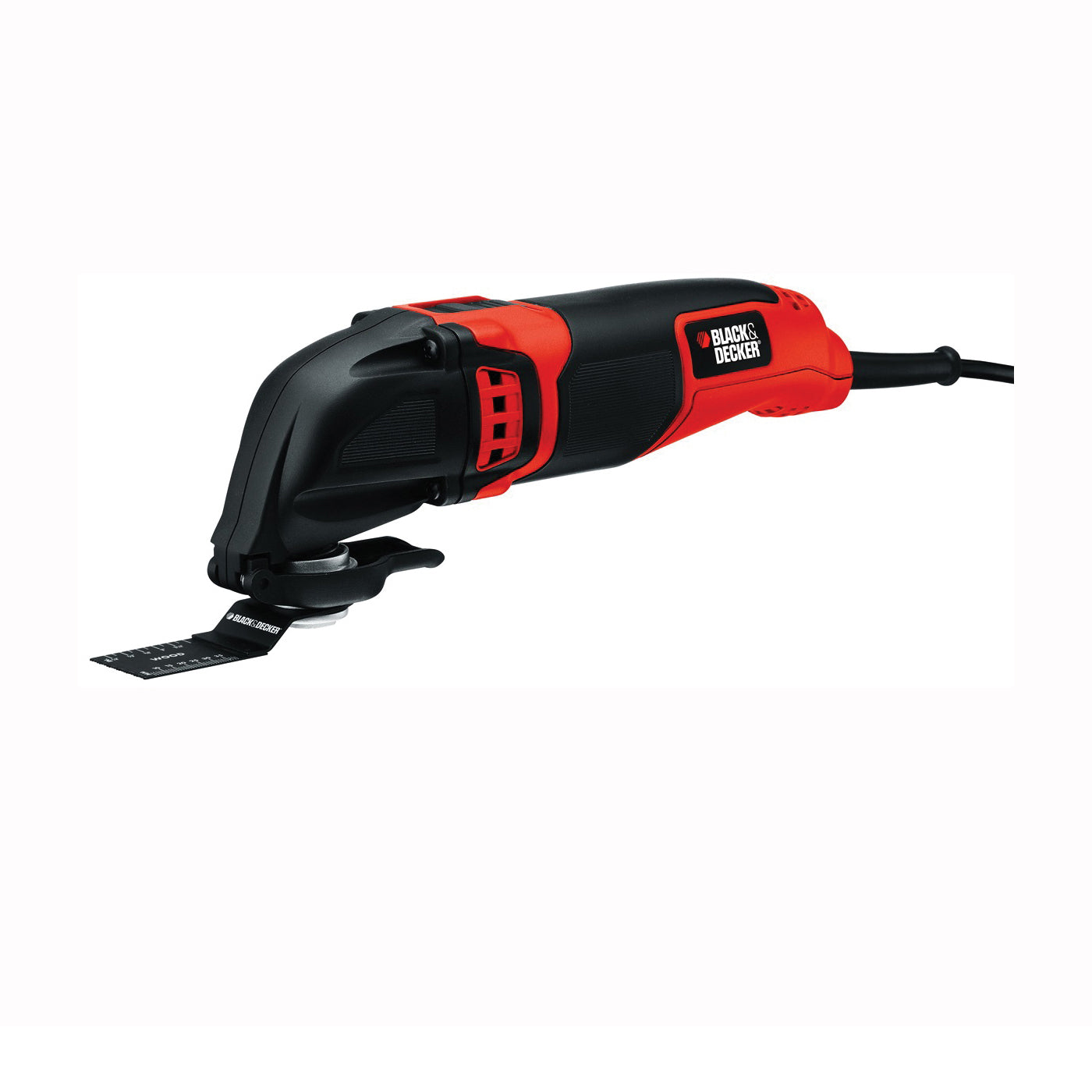 Black+Decker BD200MTB Oscillating Multi-Tool, 2 A, 10,000 to 20,000 rpm Speed