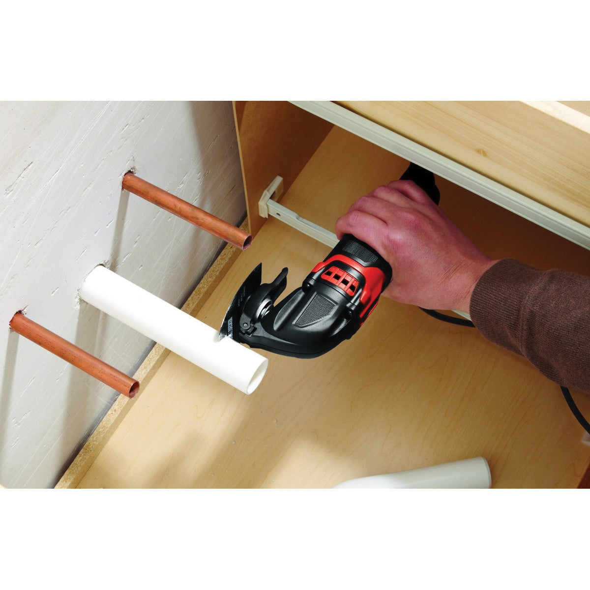 Black+Decker BD200MTB Oscillating Multi-Tool, 2 A, 10,000 to 20,000 rpm Speed