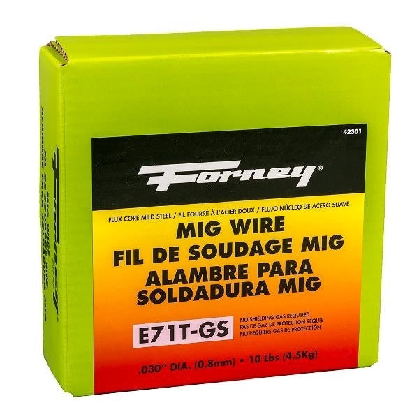 Forney 42301 MIG Welding Wire, 0.03 in Dia, Mild Steel