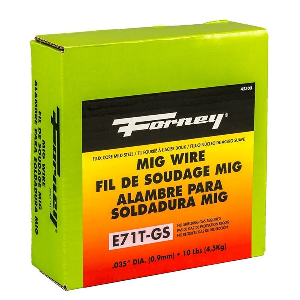 Forney 42303 MIG Welding Wire, 0.035 in Dia, Mild Steel