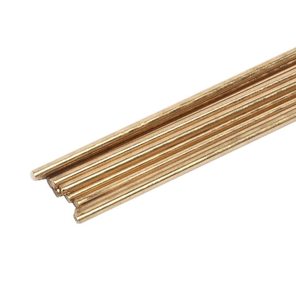 Forney 48300 Gas Brazing Rod, 3/32 in Dia, 18 in L, Brass