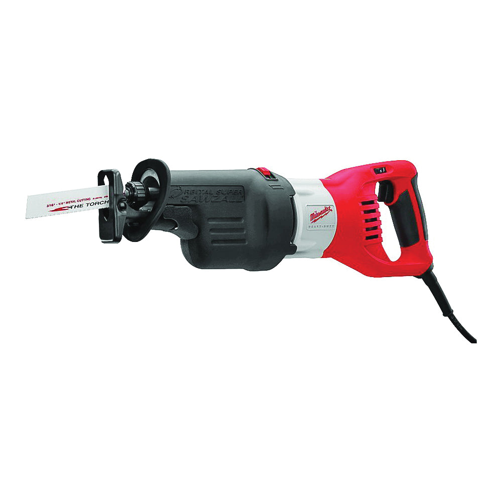 Milwaukee 6538-21 Reciprocating Saw, 15 A, 1-1/4 in L Stroke, 0 to 2800 spm, Includes: Carrying Case