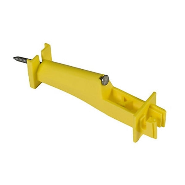 Zareba Fi-Shock IW5XNY-FS Nail-On Extender Insulator, 9 to 22 ga Fence Wire, Aluminum/Polywire/Steel, Yellow