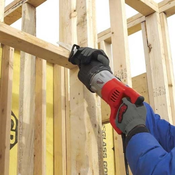 Milwaukee 6536-21 Reciprocating Saw, 13 A, 1-1/4 in L Stroke, 0 to 3000 spm, Includes: Carrying Case