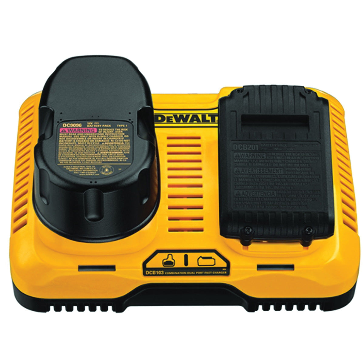 DeWALT DCB103 12V-20V Max Combination Dual Port Fast Charger