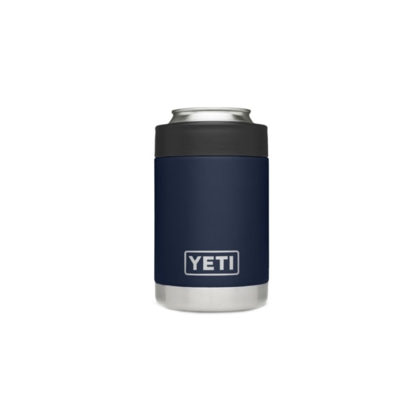 YETI Rambler 21070090020 Colster, 3-1/8 in OD x 4-7/8 in H, 12 oz Can/Bottle, Stainless Steel, Navy