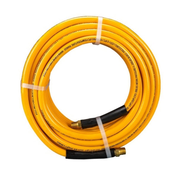 Forney 75407 Air Hose, 1/4 in ID, 50 ft L, MNPT, 300 psi Pressure, PVC, Orange