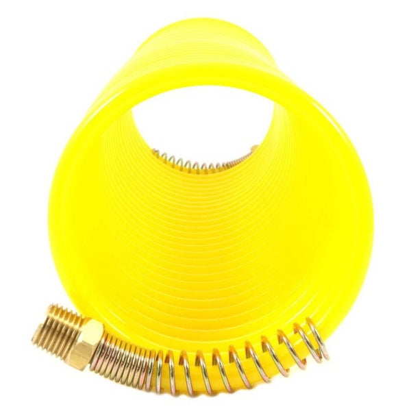 Forney 75418 Air Hose, 1/4 in ID, 25 ft L, MNPT, 200 psi Pressure, Nylon, Bright Yellow