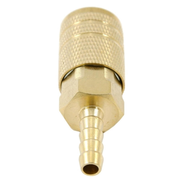 Forney 75480 Coupler, 1/4 in, Hose Barb, Brass