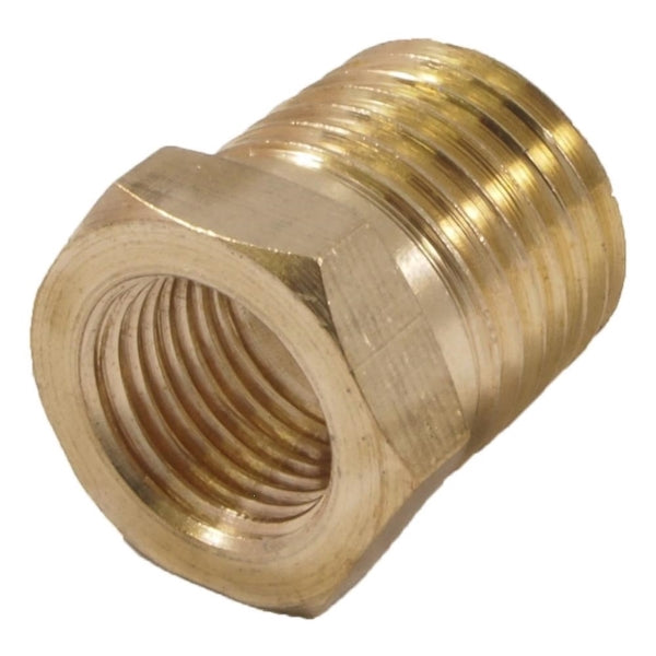 Forney 75534 Bushing, 1/8 x 1/4 in, FNPT x MNPT, Brass