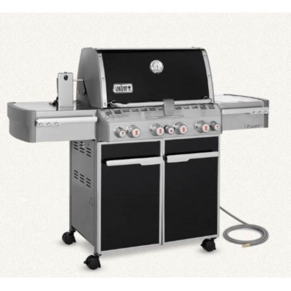 Weber SUMMIT E-470, 7271001 Natural Gas, 4 -Burner, Stainless Steel Body, Black