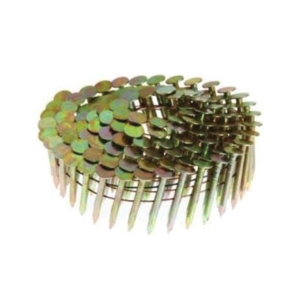 Grip-Rite GRCR5DGAL Roofing Nail, 1-3/4 in L, Steel, Electro-Galvanized, Round Head, Smooth Shank