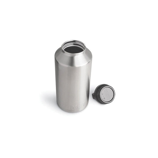 YETI Rambler YRAMB64 Vacuum Insulated Bottle with Cap 64 oz Capacity, Stainless Steel