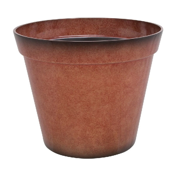 Landscapers Select Planter, 18 in Dia, Round, Resin, Terra Cotta