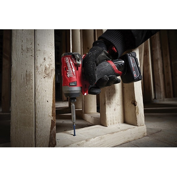 Milwaukee 2553-22 Impact Driver Kit, Battery Included, 12 V, 2 Ah, 1/4 in Drive, Hex Drive, 4000 ipm