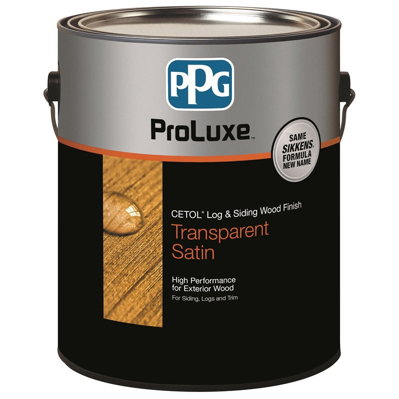 PPG ProLuxe Cetol SIK42009/01 Wood Finish, Satin, Dark Oak, Liquid, 1 gal