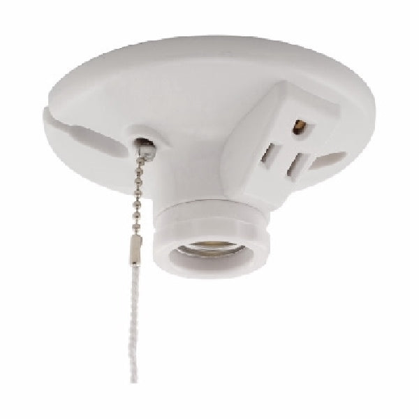 EATON S865W-SP Lamp Holder, 250 V, 660 W, Thermoset Housing Material, White