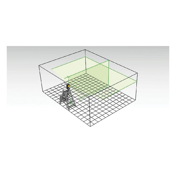 Stabila 03185 Laser Level Set, 90 ft, +/- 3/16 in at 50 ft Accuracy, 2-Beam, 2-Dot, Green Laser