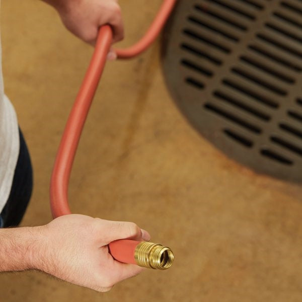 Gilmour 840251-1001 Hose Coupling, 25 ft L, Coupling, Rubber/Vinyl, Red