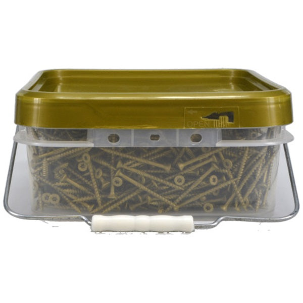 Power Pro 48615 Screw, #10 Thread, 4 in L, Star Drive