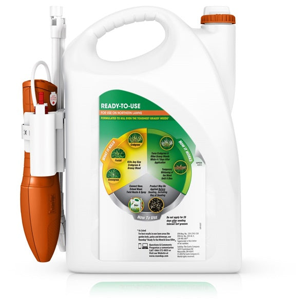 Roundup 4386004 Crabgrass Destroyer, Liquid, Spray Application, 1 gal Bottle