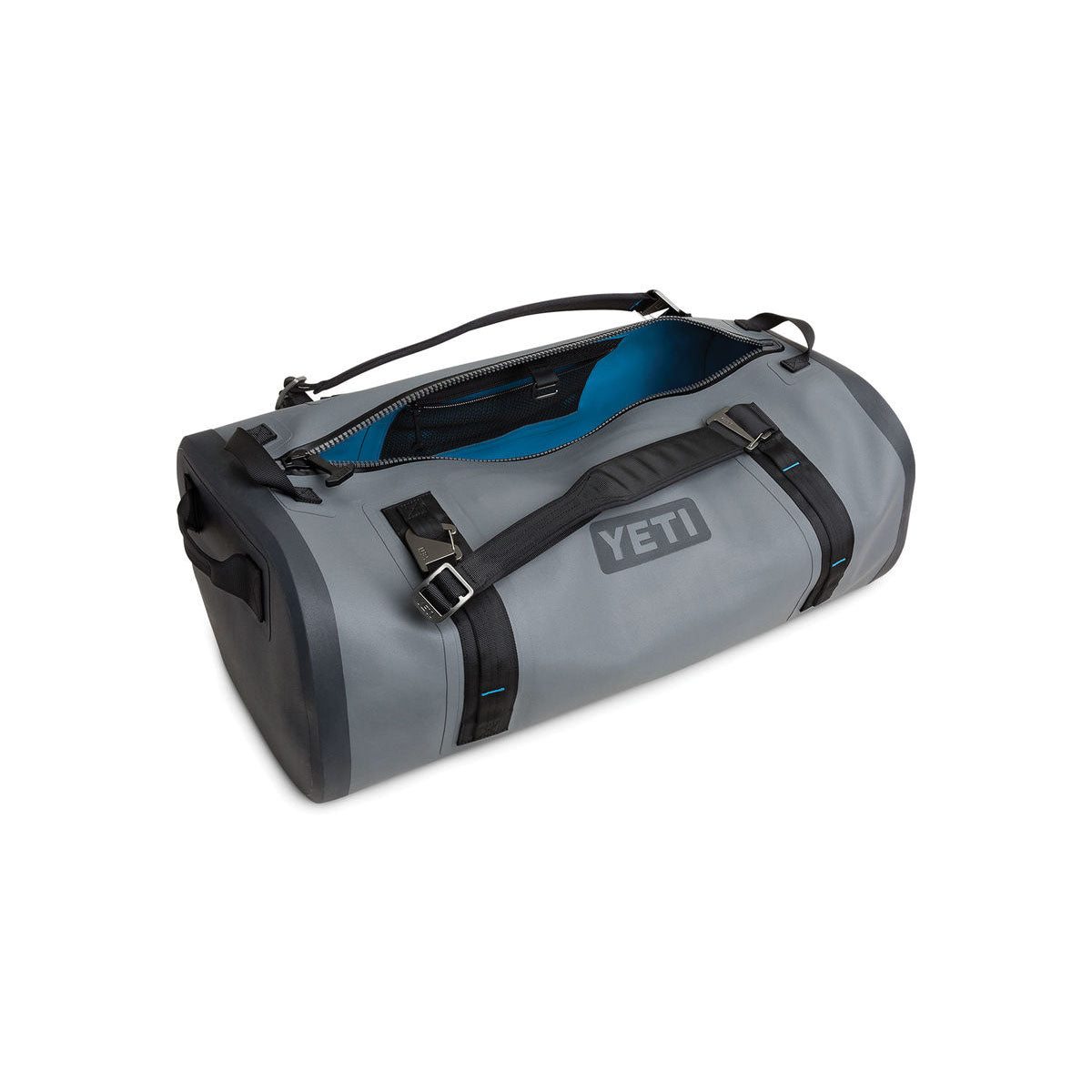 YETI Panga 18060120000 Duffel Bag, 75 L Capacity, Nylon, Storm Gray, 28 in L, 15-1/2 in W