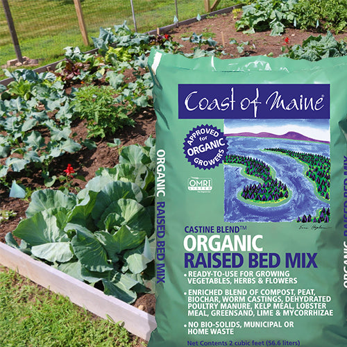Coast of Maine 1SCAS-48 Organic Raised Bed Mix, 2 cu-ft Bag