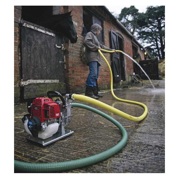 Honda WX10TA Water Pump, 1 in Outlet, 121 ft Max Head, 32 gpm, Aluminum Impeller, Aluminum