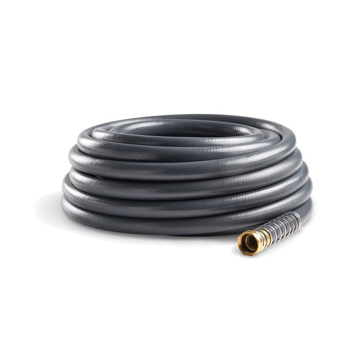 GILMOUR MFG Flexogen 874751-1001 Garden Hose, 75 ft L, Brass, Gray