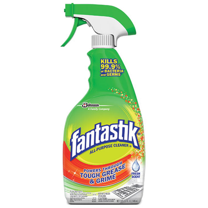Fantastik 71629 All-Purpose Cleaner, 32 oz Bottle, Liquid, Fresh, Blue