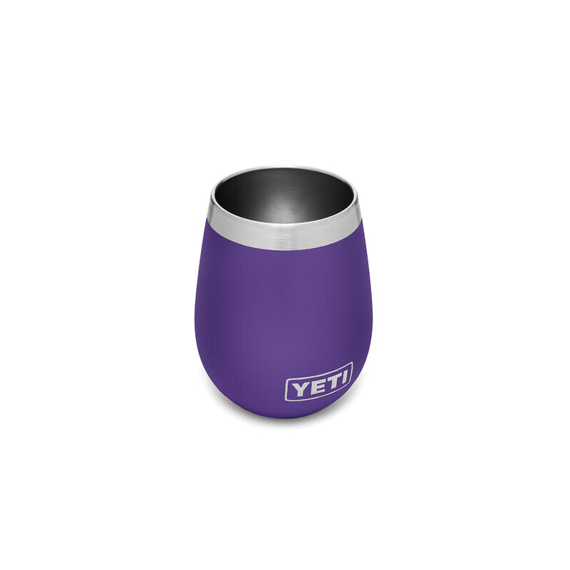 YETI Rambler 21090000041 Wine Tumbler, 10 oz Capacity, Insulated, Stainless Steel, Peak Purple
