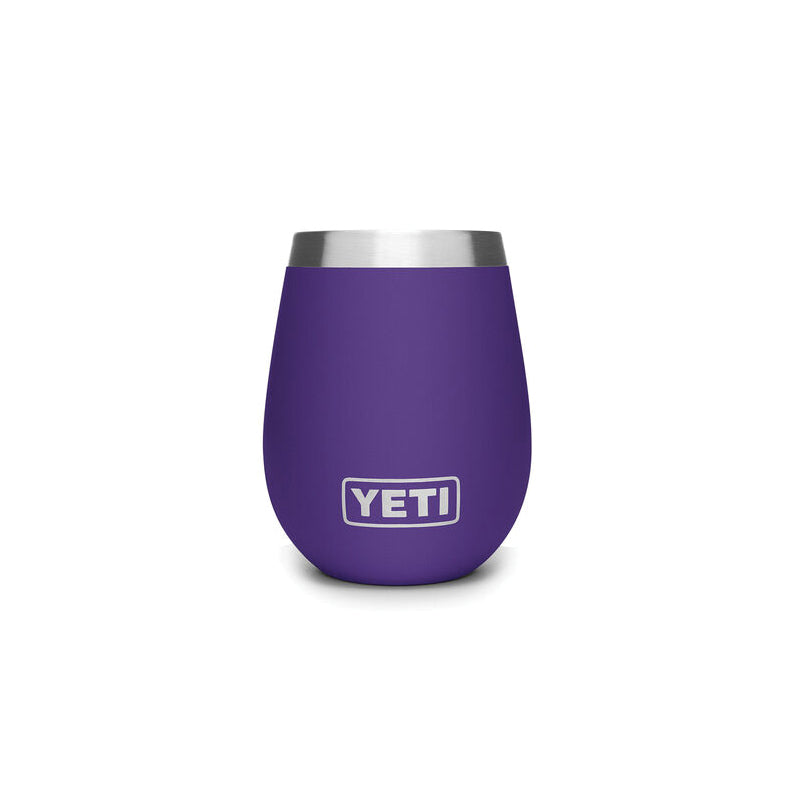 YETI Rambler 21090000041 Wine Tumbler, 10 oz Capacity, Insulated, Stainless Steel, Peak Purple