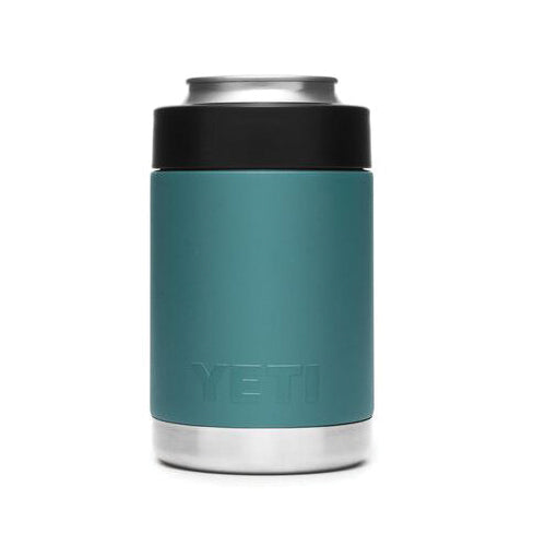 YETI Rambler 21071500167 Colster, 3-1/8 in OD x 4-7/8 in H, 12 oz Can/Bottle Insulator Stainless Steel, River Green