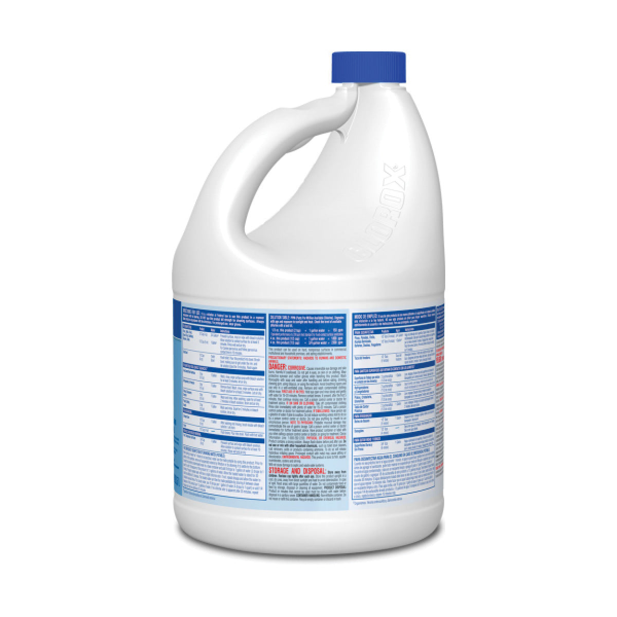 Clorox 32429 Germicidal Bleach, 121 oz, Liquid, Bleach, Pale Yellow