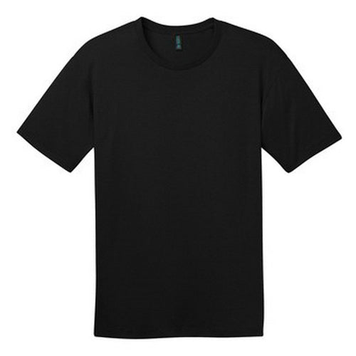 DISTRICT Perfect Weight Series DT104B1M T-Shirt, M, Cotton, Jet Black, Rib-Knit Collar, Short Sleeve