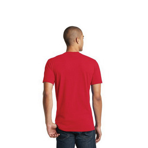 DISTRICT The Concert Tee Series DT5000R2L T-Shirt, L, Cotton, Red, Rib-Knit Collar, Short Sleeve