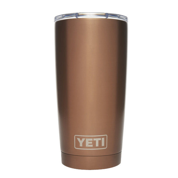 YETI Rambler 21071500283 Tumbler, 20 oz Capacity, MagSlider Lid, Stainless Steel, Insulated, Copper