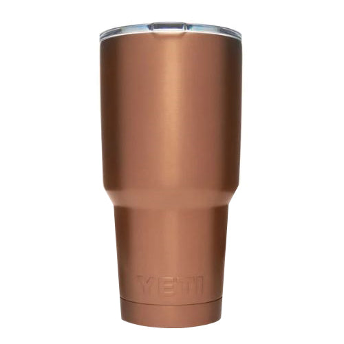 YETI Rambler 21071500284 Tumbler, 30 oz Capacity, Magslider Lid, Stainless Steel, Insulated, Copper