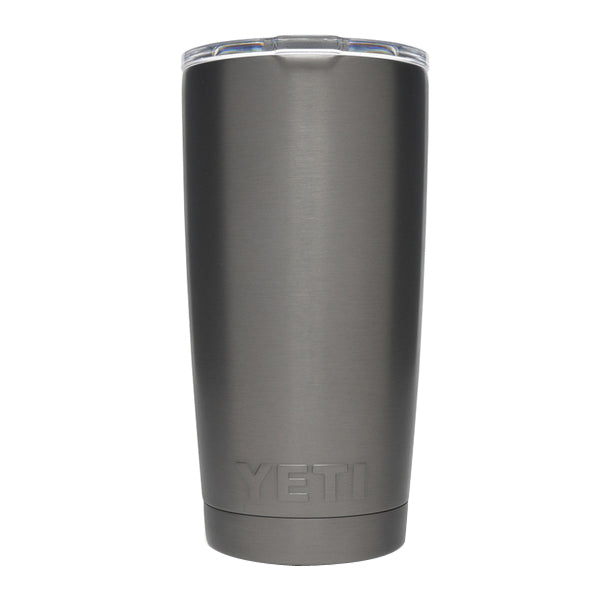 YETI Rambler 21071500703 Tumbler, 20 oz Capacity, MagSlider Lid, Stainless Steel, Insulated, Graphite