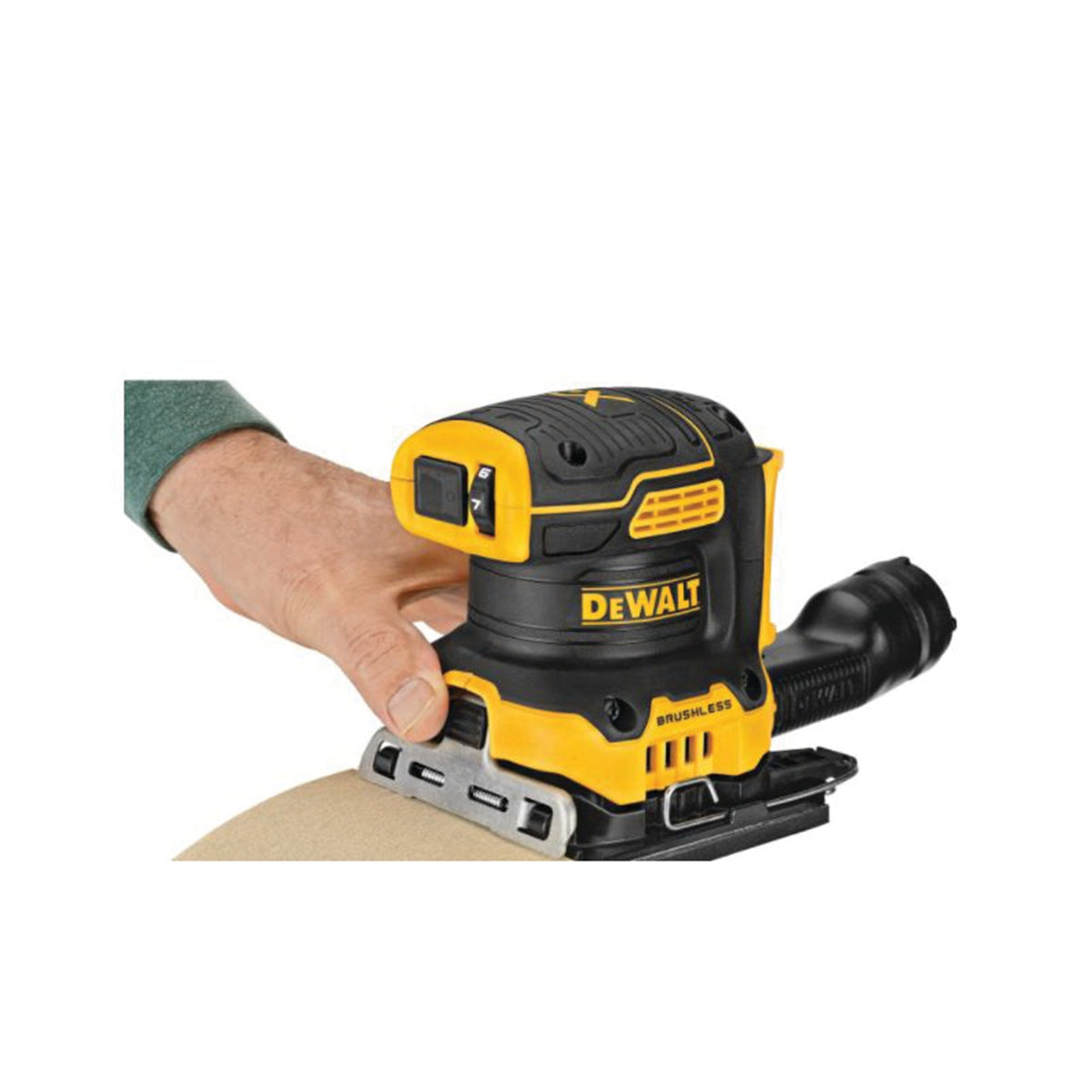 DeWALT DCW200B 20V Max XR Brushless Cordless 1/4" Sheet Variable Speed Sander (BARE TOOL - No Battery Included)