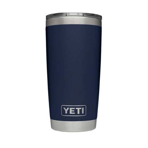 YETI Rambler 21070060047 Mug, Vacuum-Insulated, 20 oz Capacity, MagSlider Lid, Stainless Steel, Navy