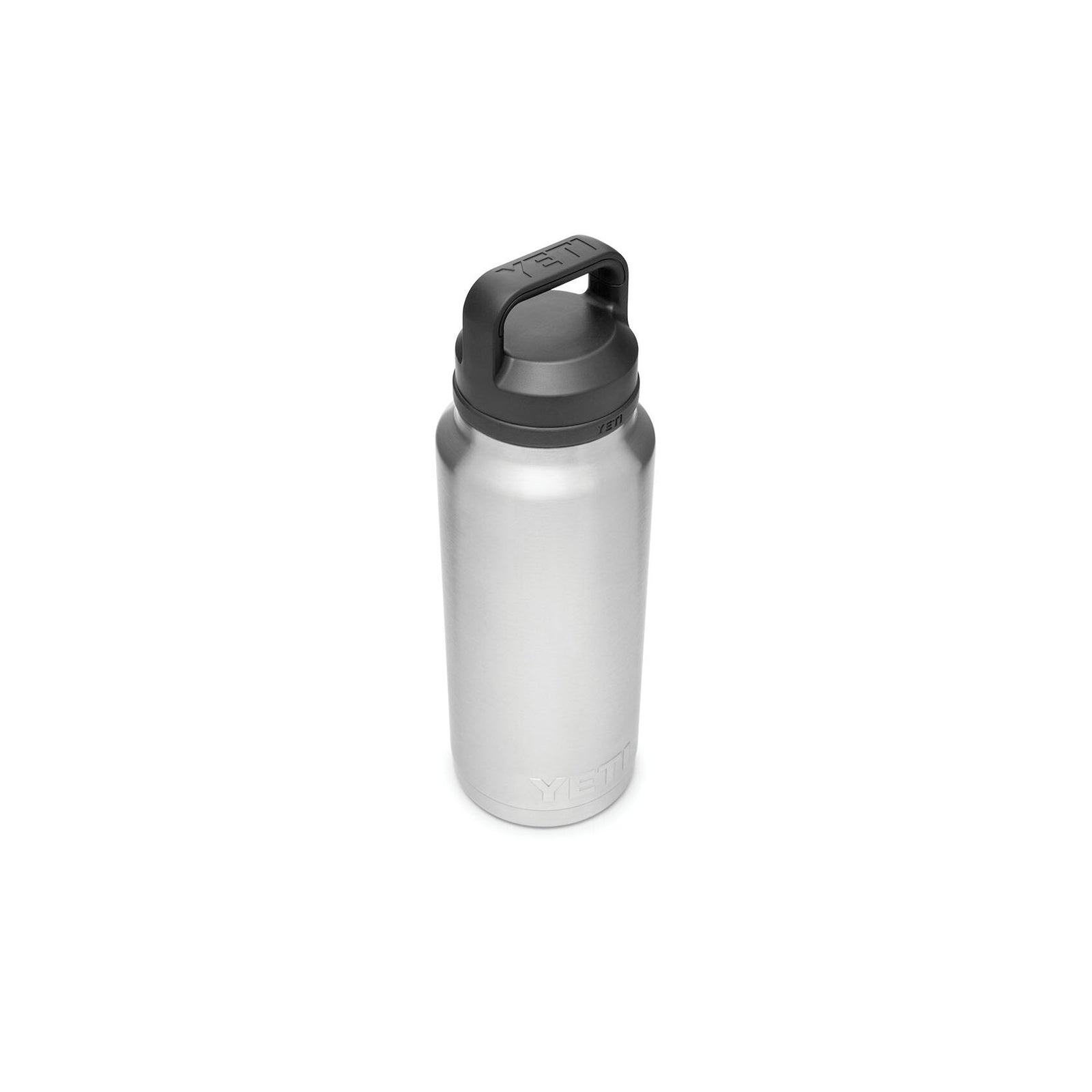 YETI Rambler 21071070013 Vacuum Insulated Bottle with Chug Cap, 36 oz Capacity, Stainless Steel, Silver