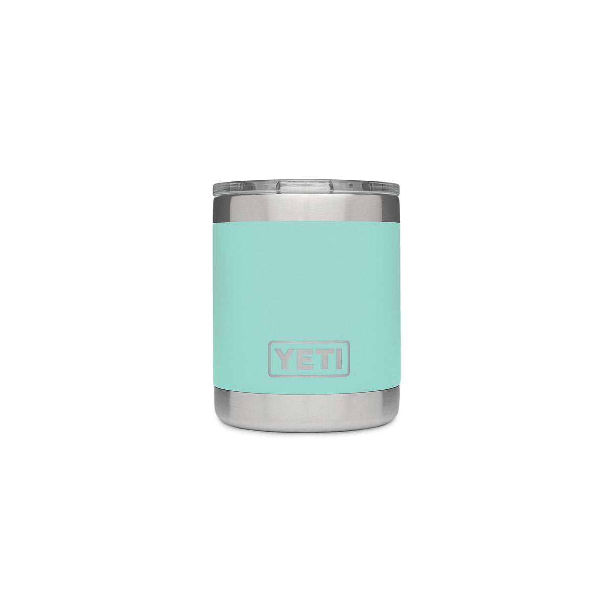 YETI Rambler 21071010004 10 OZ Lowball with Standard Lid, Vacuum Insulated, Stainless Steel, Seafoam